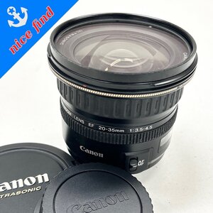 ◆キャノン CANON◆ULTRASONIC ZOOM LENS EF 20-35mm 1:3.5-4.5 カメラレンズ フィルター/キャップ/巾着袋付 動作未確認