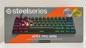 G「20934」steelseries APEX PRO MINI　ゲーミングキーボード　PC周辺機器　ほぼ未使用