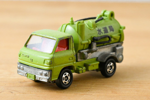 トミカ tomica NO.10 水道局　バキュームカー 1/72 MITSUBISHI CANTER ビンテージ　ミツビシ　三菱　キャンター