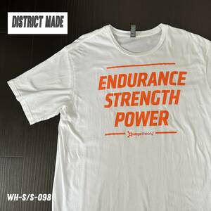 Orange theory Tシャツ　Lサイズ　インド製　半袖　柔らかい　White＆Orange 