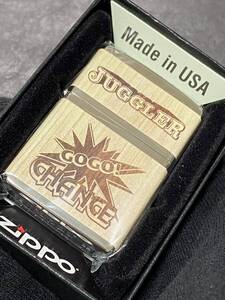 zippo ジャグラー ウッド調 特殊加工 希少モデル 2022年製 GO GO CHANCE JUGGLER ケース 保証書付き 