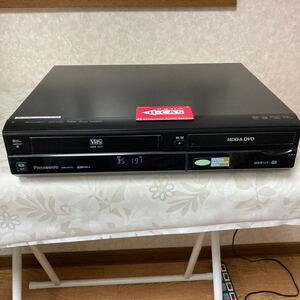 Panasonic** HDD/ DVD/VHS一体型 レコーダー*DMR-XP25V* HDD DVD再生★VHS未確認★リモコン無し