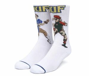 新品　HUF × STREET FIGHTER ハフ ストリートファイター ソックス ストⅡ 靴下　ストツー　短パンシーズン