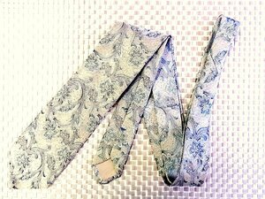 ★RB0792★【刺繍・花 植物 柄】ウンガロ【美品】ネクタイ