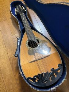 Suzuki Violin 鈴木バイオリン Mandolin マンドリン NO.6？ 1960 ハードケース付き KISO FUKUSHIMA スズキ TRADE MARK