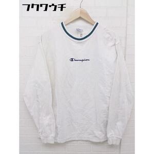 ◇ Champion チャンピオン REVERSE WEAVE 長袖 Tシャツ カットソー サイズM ホワイト メンズ