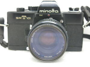 minalta SRT101 １眼レフフイルムカメラ　MC ROKKOR-PF 1:1.7 f=50mm 【KBN012】 