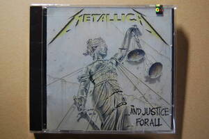 未開封 Metallica - ...And Justice For All 輸入盤CD Still Sealed