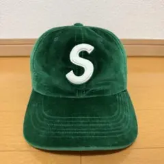 Supreme Velvet S Logo 6-Panel グリーン 20aw