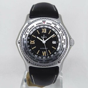 中古エベル【EBEL】 E9124341 ボイジャー ワールドタイム オートマティック ブラック