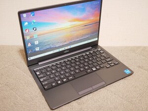 【美品】 LIFEBOOK EH 第11世代 FMVEH1 Corei3-1115G4 13.3型ワイド Wi-Fi 6 ダークシルバー