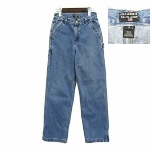 サイズ 18 W27程度 メキシコ製 ポロラルフローレン POLO JEANS COMPANY デニム ペインターパンツ ジーンズ 古着 2F0182