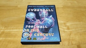 ★MD「サイバーボール(CYBERBALL FOOTBALL in THE 21st CENTURY)」箱・取説付き/SEGA/メガドライブ/MEGA DRIVE/SPT/アメフト/レトロゲーム