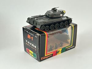 （S146）ミニカー DIAPET ダイヤペット M-1 74式戦車 ミリタリーシリーズ TYPE74MBT No.127-01577 SCALE 1/75 ヨネザワのミニカー 日本製