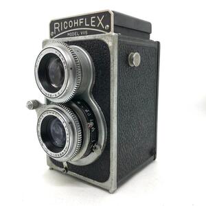 【C5866】RICOH リコー RICOHFLEX　MODEL VIIS 二眼レフ 2眼レフ アンティーク クラシック カメラ オブジェ インテリア