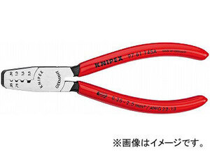 クニペックス/KNIPEX エンドスリーブ用圧着ペンチ 品番：9761-145A JAN：4003773023029