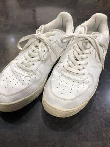 NIKE ナイキ AIR FORCE1 白　ホワイト スニーカー シューズ　29.5cm