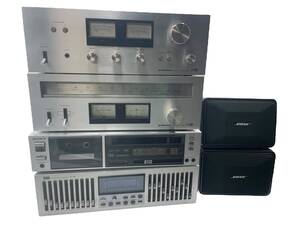 【送料無料】Pioneer SA-7400II/TX-7600II SONY TC-FX600 Sansui SE-8Ⅱ ステレオアンプ/チューナー/ステレオカセットデッキ/イコライザー