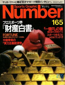 雑誌Sports Graphic Number 165(1987.2/20号)◆プロスポーツ界 財産白書/ジャンボ尾崎/星野仙一/マラドーナ・インタビュ/中島常幸/村山実◆