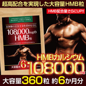 ヤフオク専用 HMB ダイエット サプリ 108000mg 高配合 アミノ酸 筋トレ エクササイズ 約６ヶ月分 ゆうパケット 送料無料