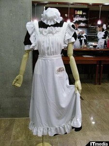 稀少 レア！Victorian Cafe Emily ヴィンクトリアンカフェ長袖メイド ワンピース３点セット ロリィタ　