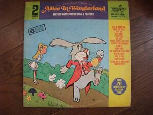 2枚組LP☆　Mother Goose Orchestra & Players　Alice In Wonderland　☆