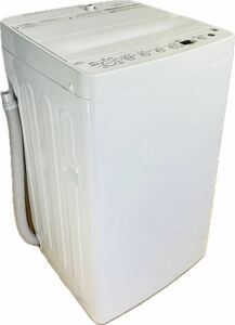 【極美品】2023年製 4.5kg Haier BW-45A 全自動電気洗濯機 ハイアール ホワイト 家電 直接引取歓迎