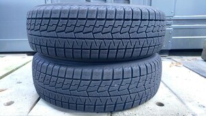 ☆185/60R16 86Q ヨコハマ アイスガード IG70 2023年製造 残り溝5〜6㎜ 中古2本セット☆