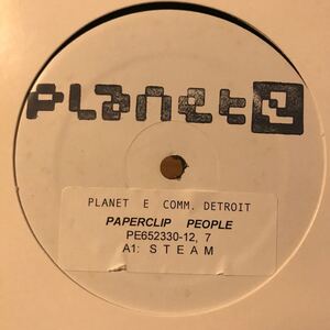 [ Paperclip People - Steam - Planet E PE652330-12, 7, Planet E PE 6520/12-A ] Carl Craig