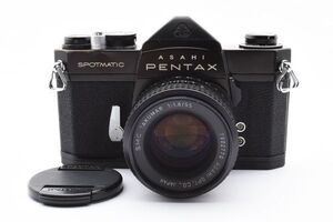 [良品]ペンタックス PENTAX SP 一眼レフ 35mm フィルムカメラ ブラック 黒＋SMC TAKUMAR 55mm f/1.8 2286619