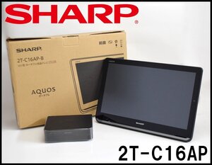 美品 SHARP アクオス ポータブル液晶テレビ 2T-C16AP 16V型 2019年 画素数1366×768 地上デジタル BS 110度CSチューナー AQUOS シャープ