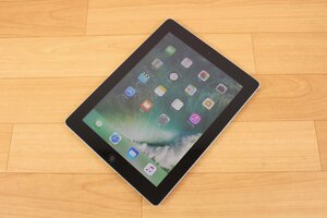 △現状品△ Apple iPad Retinaディスプレイ Wi-Fiモデル 16GB ブラック MD510J/A 第4世代　簡易チェック リセット済 傷み (2745794)