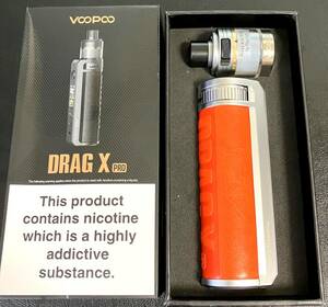 未使用 Voopoo【Drag X Pro】スターターキット 100W Pod Mod Kit 2ml 電子タバコ ドラッグ エックス プロ Vape ベイプ 本体