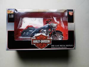 Maisto 1:18 HARLEY-DAVIDSON MOTOR CYCLES 2001年 ロードキング 未開封 ミニチュアバイク