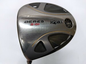 ☆1W HONMA GOLF 本間ゴルフ BERES S-01 10度 flex:R ARmRQ6 ★★ メンズ左 ベレスS-01アーマック６ドライバー