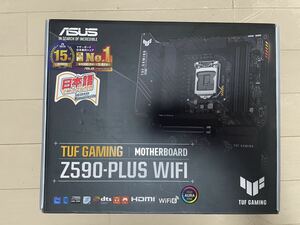 ASUS TUF GAMING ATXマザーボード Z590-PLUS WIFI LGA1200 11 10世代 intel ゲーミング 自作 デスクトップ PC パーツ 現状 中古 