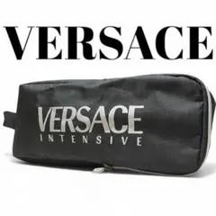 VERSACE ヴェルサーチ シューズバッグ ナイロン 黒