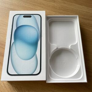  iPhone15 128MB 外箱 アイフォン Apple ブルー 箱のみ