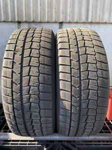 セ3095　送料無料☆深溝スタッドレス　DUNLOP WINTER MAXX WM02　225/55R17 97Q　2本価格　2022年製