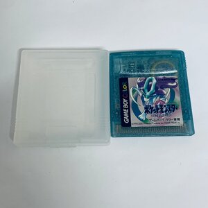 1円出品 GB ゲームボーイカラー専用 ポケットモンスター クリスタルバージョン ソフトのみ 起動確認済