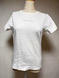 ｄ1755◆カルバンクラインジーンズ Calvin Klein JeansレディースTシャツ/チビT　Mサイズ