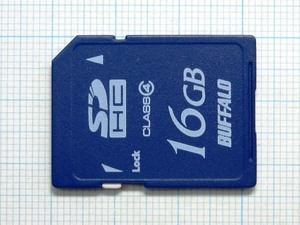 ★BUFFALO ＳＤＨＣ メモリーカード １６ＧＢ 中古★送料８５円・１８５円