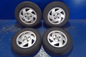 (H)1円スタート オールシーズン 2023年製造 タイヤ ヨコハマ バリ山 145/80R12 LT 80/78N ホンダ アルミ 12インチ 3.5J 4本セット[2407422]