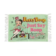 COTTON MAT【BETTY BOOP-BOOP】コットンマット / ベティブープ US MOTOR アメリカン雑貨 インテリア ガレージ 車 バイク アメリカ雑貨 アメ雑 アメ車