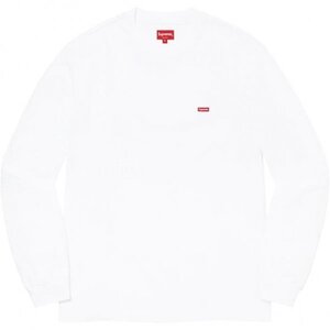 シュプリーム Supreme L/S tee Small Box Tee スモールボックスロゴ 長袖 Tシャツ 白L