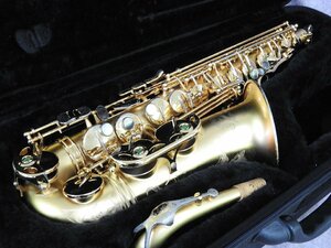 ■TG0908 ☆ Cadeson/カドソン アルトサックス A-902 SG ♯253144 ケース付き ☆中古☆