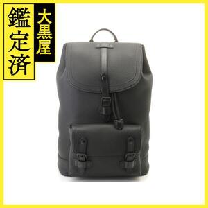 LOUIS VUITTON ルイヴィトン クリストファースリム・バックパック リュックサック ノワール トリヨンレザー M58644【473】