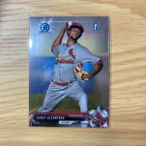 2017 Bowman Sandy Alcantara Chromeカード