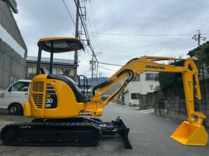 コマツ◆KOMATSU◆PC30MR-3◆倍速◆切り替えパターン◆チルドアングルプレード◆ユンボ◆油圧ショベル◆下取り可能◆愛知県発