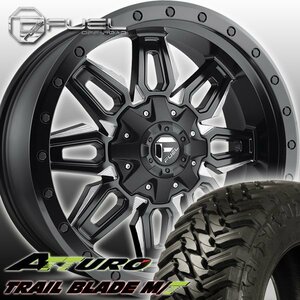 FUEL D591 Neutron ハマー H2 H1 HUMMER 新品 20インチマッドタイヤホイールセット ATTURO TRAIL BLADE MT 35x12.50R20 37x13.50R20